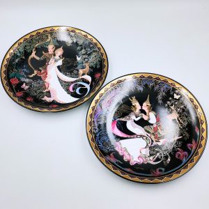 Dwa talerze Bradex Royal porcelain